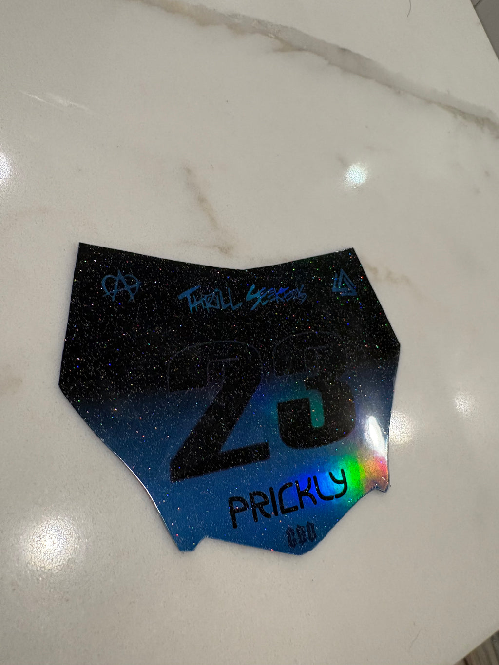 MOTOCUTZ PLATE DECAL