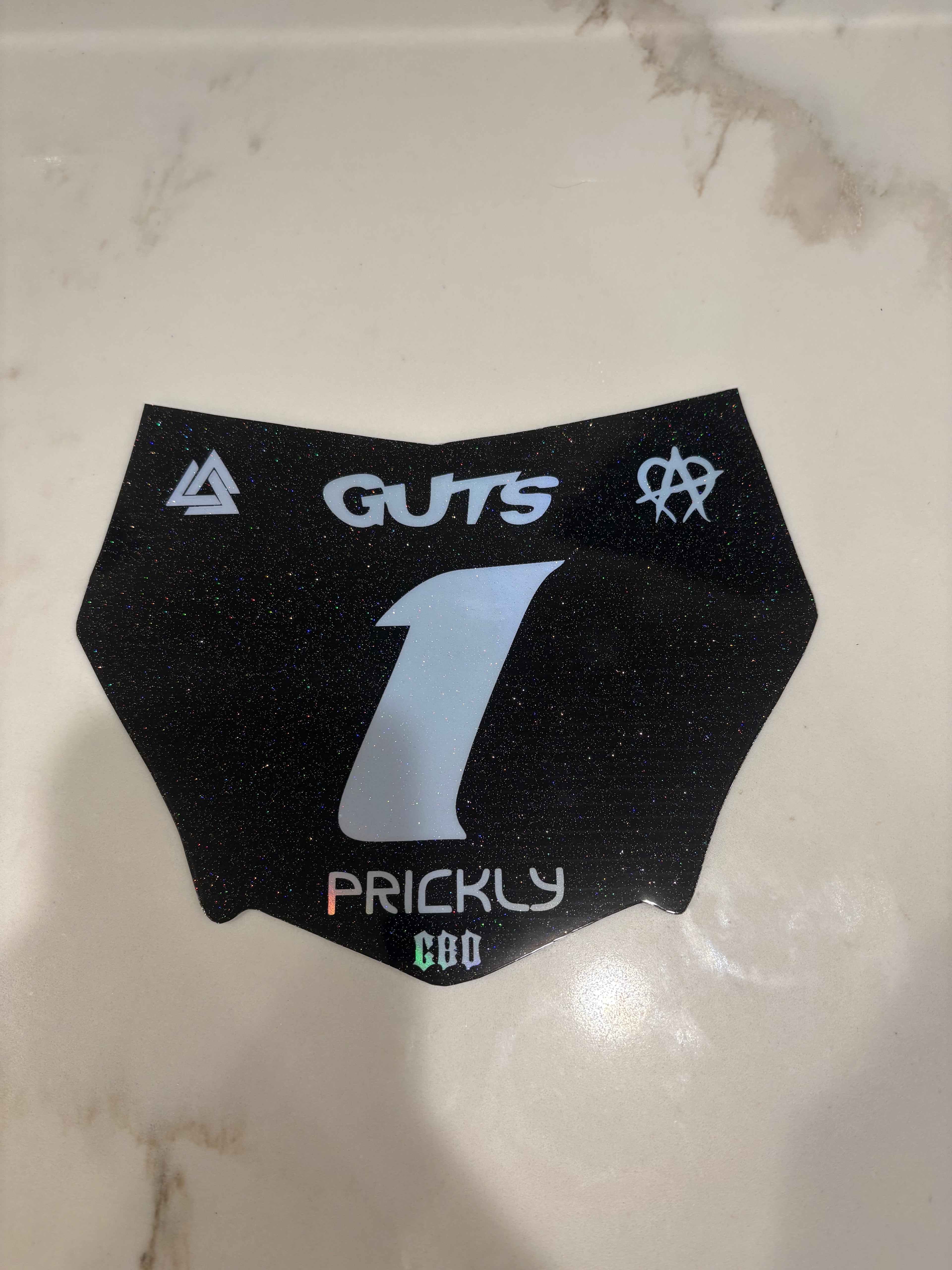 MOTOCUTZ PLATE DECAL